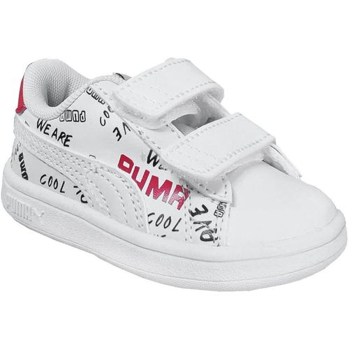 Cipők Lány Rövid szárú edzőcipők Puma Smash v2 brand lovevinf Fehér