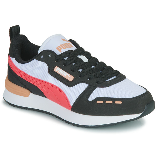 Cipők Női Rövid szárú edzőcipők Puma PUMA R78 Fekete  / Piros / Fehér