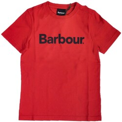 Ruhák Fiú Rövid ujjú pólók Barbour CTS0060 Piros