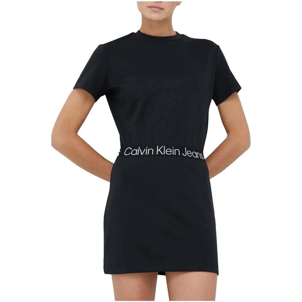 Ruhák Női Ruhák Calvin Klein Jeans  Fekete 