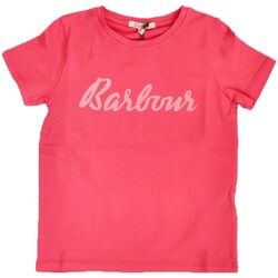 Ruhák Lány Rövid ujjú pólók Barbour GTS0081 Rózsaszín