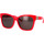 Órák & Ékszerek Női Napszemüvegek Balenciaga Occhiali da Sole  BB0102SA 012 Piros