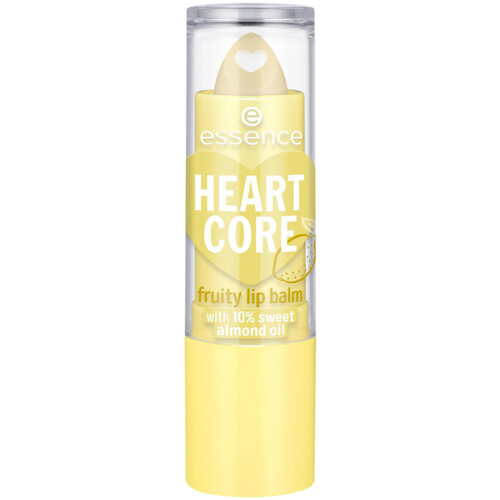 szepsegapolas Női Ajakápolók Essence Heart Core Fruity Lip Balm - 04 Lucky Lemon Citromsárga