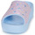 Cipők Női strandpapucsok Crocs ClassicPlatformGlitterSlideW Kék / Fényes