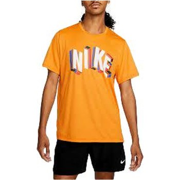 Ruhák Férfi Rövid ujjú pólók Nike CAMISETA HOMBRE  Pro Dri-FIT DM6666 Narancssárga