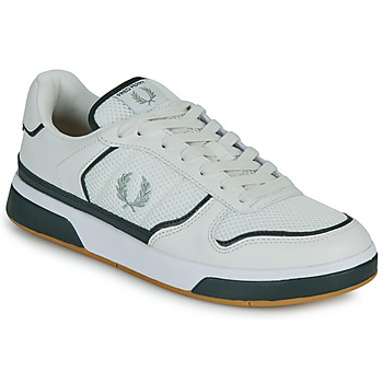 Fred Perry B300 LEATHER/MESH Fehér / Fekete 