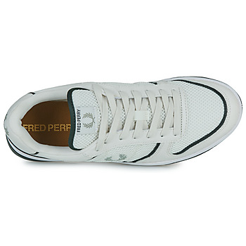 Fred Perry B300 LEATHER/MESH Fehér / Fekete 