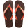 Cipők Lábujjközös papucsok Havaianas BRASIL LOGO Sötét / Barna