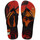 Cipők Férfi Lábujjközös papucsok Havaianas HYPE Narancssárga / Fekete