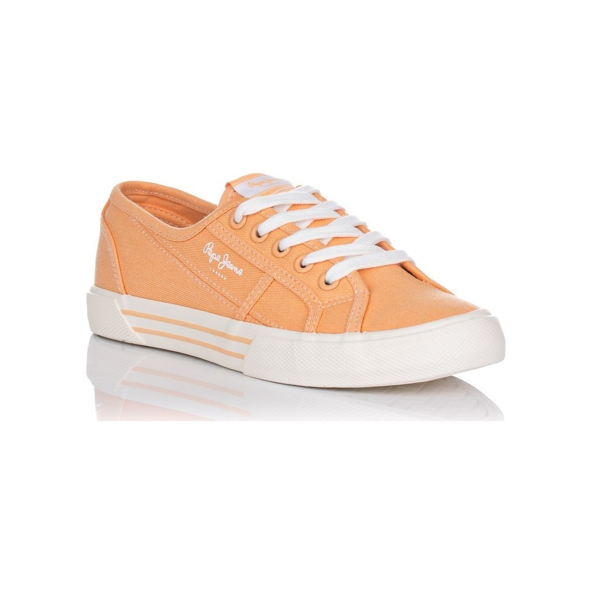 Cipők Női Rövid szárú edzőcipők Pepe jeans PLS 31287 Narancssárga