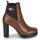 Cipők Női Bokacsizmák Tommy Jeans Essentials High Heel Boot Barna