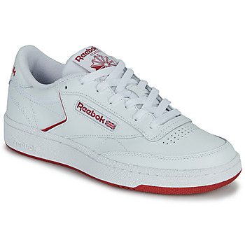 Cipők Rövid szárú edzőcipők Reebok Classic CLUB C 85 Fehér / Piros