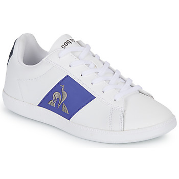 Cipők Gyerek Rövid szárú edzőcipők Le Coq Sportif COURTCLASSIC GS Fehér / Kék
