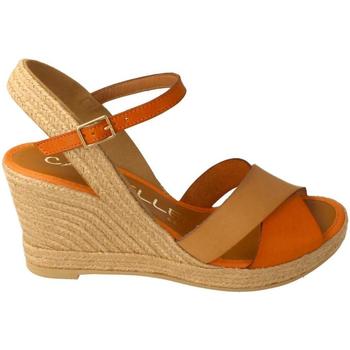 Cipők Női Szandálok / Saruk Casteller  Narancssárga