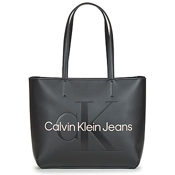 Táskák Női Bevásárló szatyrok / Bevásárló táskák Calvin Klein Jeans SCULPTED SHOPPER29 MONO Fekete 