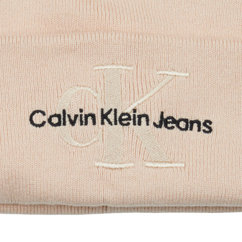Calvin Klein Jeans MONOLOGO EMBRO BEANIE Bézs