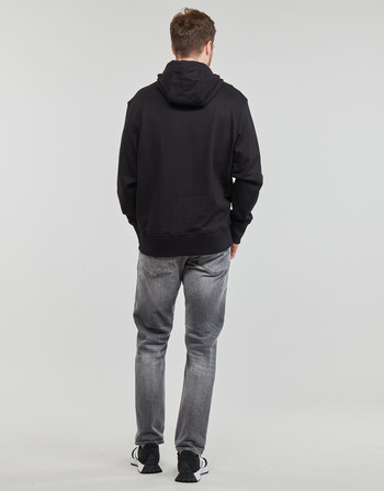 Calvin Klein Jeans CONNECTED LAYER LANDSCAPE HOODIE Fekete 