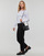 Ruhák Női Hosszú ujjú pólók Calvin Klein Jeans WOVEN LABEL RIB LONG SLEEVE Fehér