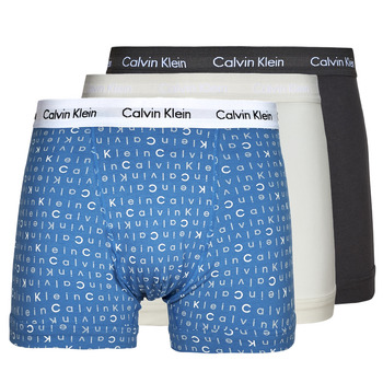 Fehérnemű Férfi Boxerek Calvin Klein Jeans TRUNK X3 Fekete  / Szürke / Kék