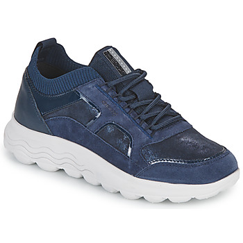 Cipők Női Rövid szárú edzőcipők Geox D SPHERICA C Kék