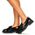 Cipők Női Mokkaszínek Moony Mood NEW10 Fekete  / Krokodil