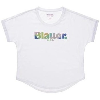 Ruhák Női Rövid ujjú pólók Blauer BLDH02243100 Fehér