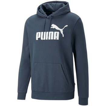 Ruhák Férfi Pulóverek Puma Ess Big Logo Hoodie FL Tengerészkék