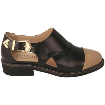 Cipők Női Oxford cipők & Bokacipők Pertini  Fekete 