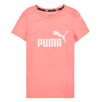 Ruhák Lány Rövid ujjú pólók Puma ESS LOGO TEE G Rózsaszín