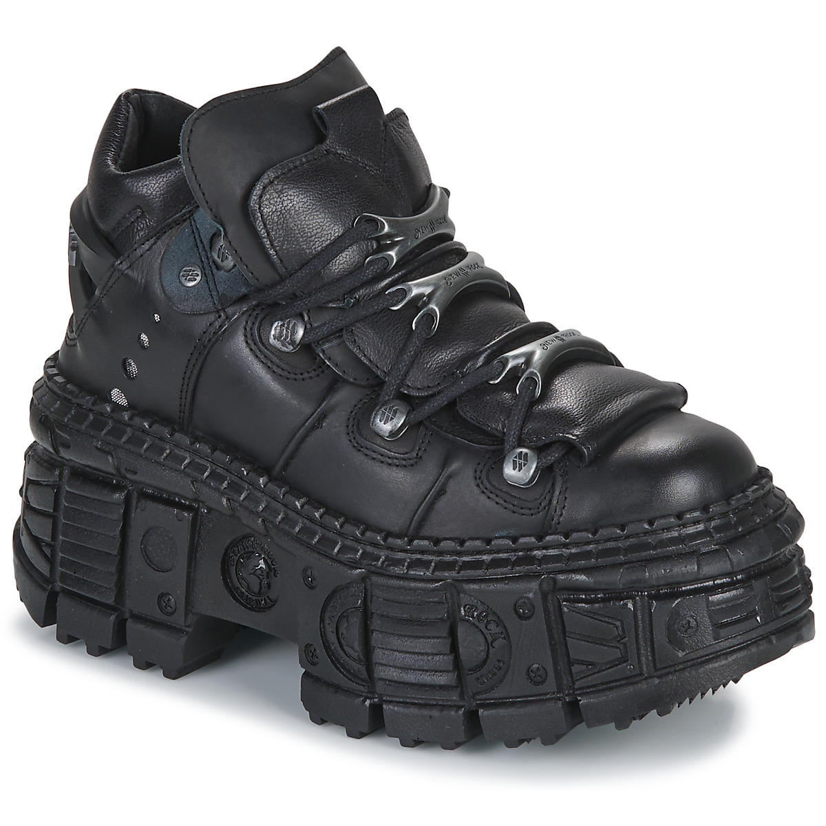 Cipők Oxford cipők New Rock M-WALL106-S12 Fekete 