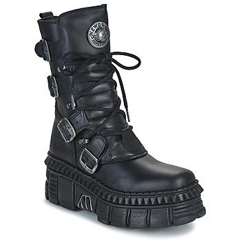 Cipők Csizmák New Rock M-WALL373-S6 Fekete 