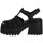 Cipők Női Szandálok / Saruk Windsor Smith ETERNITY BLACK LEATHER Fekete 