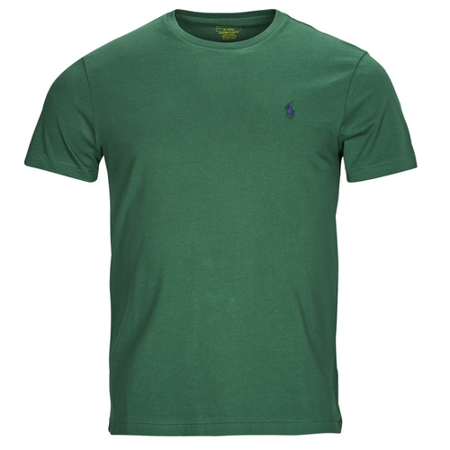 Ruhák Férfi Rövid ujjú pólók Polo Ralph Lauren T-SHIRT AJUSTE EN COTON Zöld