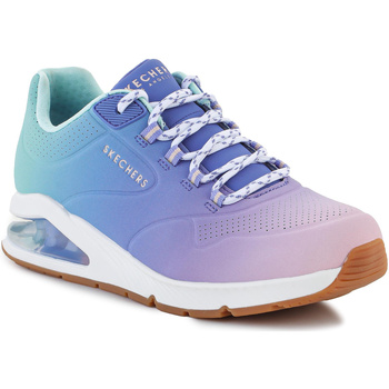 Cipők Női Rövid szárú edzőcipők Skechers Uno 2 Color Waves 155628-BLMT Sokszínű