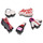 Kiegészítők Cipő kiegészítők Crocs JIBBITZ APRES SKI GIRL 5 PACK Sokszínű