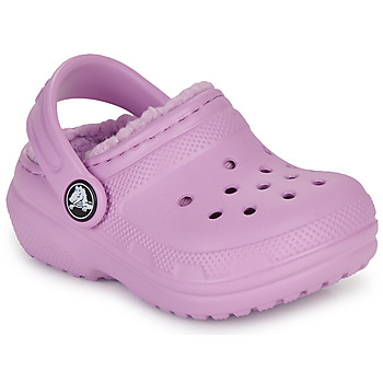 Cipők Lány Klumpák Crocs Classic Lined Clog T Lila