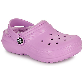Cipők Lány Klumpák Crocs Classic Lined Clog K Rózsaszín