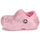 Cipők Lány Klumpák Crocs Classic Lined Glitter Clog T Rózsaszín