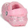 Cipők Lány Klumpák Crocs Classic Lined Glitter Clog T Rózsaszín