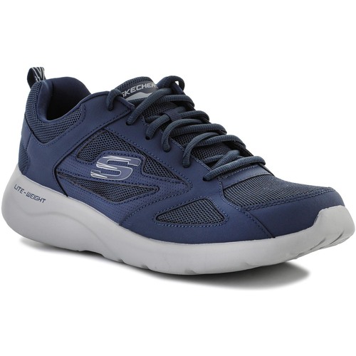 Cipők Férfi Rövid szárú edzőcipők Skechers Dynamight 2.0 Fallford 58363-NVY Kék