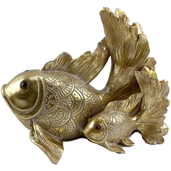 Otthon Szobrok / figurák Signes Grimalt Adorno Desktop Fish Arany