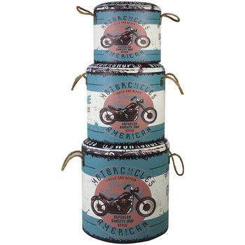 Otthon Rekeszek és tárolók Signes Grimalt Bares Vintage 3U Motorkerékpár Kék