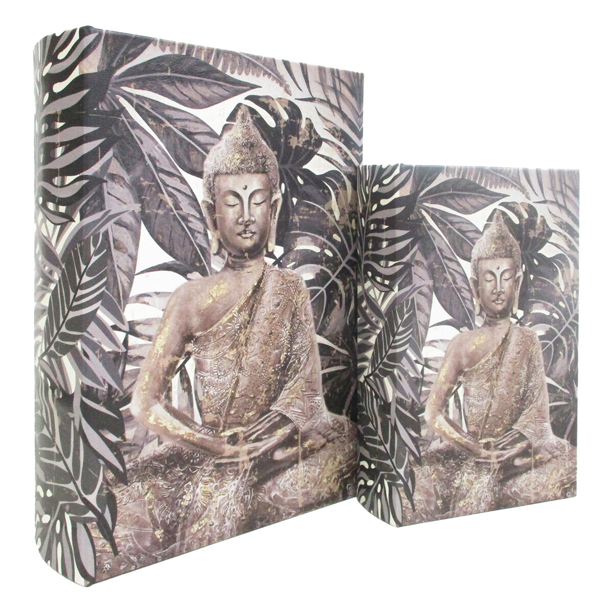 Otthon Kosarak és dobozok Signes Grimalt Buddha Book 2 Egység Szürke
