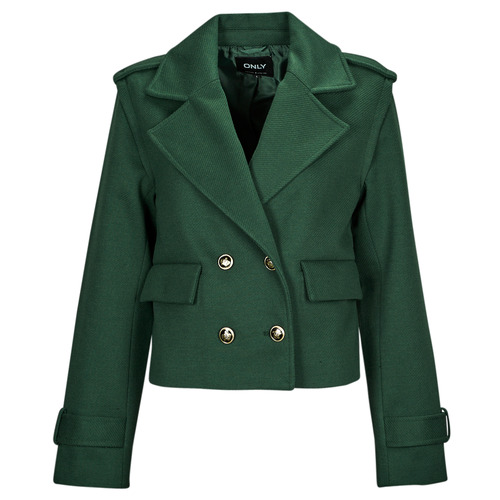 Ruhák Női Kabátok Only ONLMOLLY SHORT JACKET CC OTW Zöld