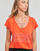 Ruhák Női Rövid ujjú pólók Only ONLKELLY S/S V-NECK TOP BOX CS JRS Narancssárga