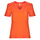 Ruhák Női Rövid ujjú pólók Only ONLKITA S/S V-NECK HEART TOP BOX CS JRS Narancssárga