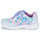 Cipők Lány Rövid szárú edzőcipők Skechers GLIMMER KICKS Ezüst / Rózsaszín / Led