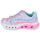 Cipők Lány Rövid szárú edzőcipők Skechers FLUTTER HEART LIGHTS Ezüst / Rózsaszín / Led