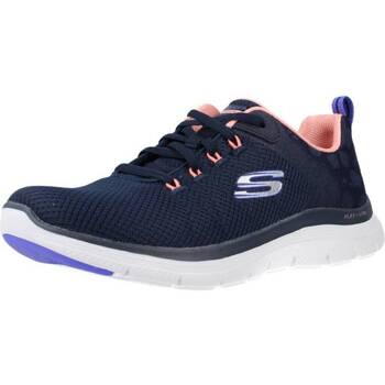 Cipők Divat edzőcipők Skechers FLEX APPEAL 4.0 ELEGANT WAY Kék
