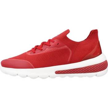 Cipők Divat edzőcipők Geox D SPHERICA ACTIF A Piros